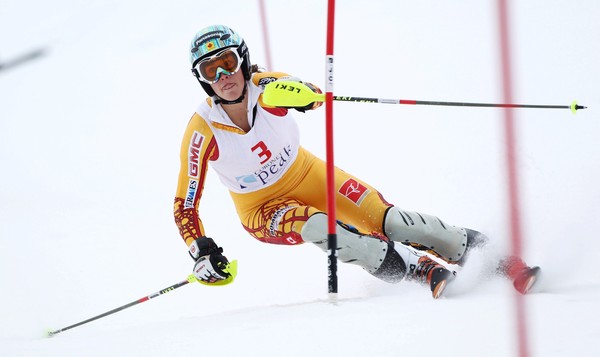Marie-Michele Gagnon (CAN) wins the ANC Slalom Women's FIS race at Coronet